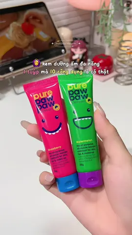 1 tuýp mà tận 10 công dụng mấy bà đã nghe chưa, dưỡng ẩm đỉnh của chóp #unboxwithvie #purepawpaw #duongmoi #duongam #duongmoipurepawpaw 