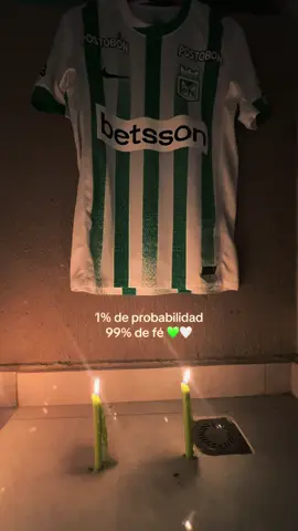 Hace un año vivimos algo parecido para llegar a la final la cual ganamos la estrella 18, vamos verde 💚🤍. Mi deseo que nacional gane por más de 3 goles y junior pierda 1 a 0 contra Medellín. Amén #futbolcolombiano #atleticonacional #fe #losdelsur #verdolaga 