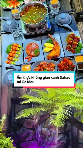 Một địa điểm ẩm thực không gian xanh tại Cà Mau #reviewcamau #tintinreview #amthucdakaotaicamau #xuhuongtiktok #foryou 