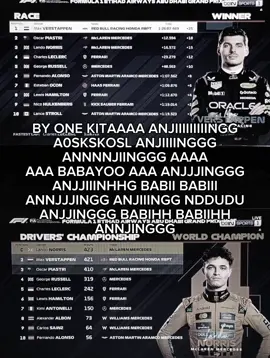 kenapa sih harus kalah 2 point 😩🤧 nyesek banget njirrlah #maxverstappen #formula1tiktok #formula1 #f12025 #abudhabigp 