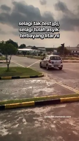 Lepas test jpj pulak mesti rindu dengan litar ni #sekolahmemandusaza #imkeda #lesenmurah #jpj #fyp 
