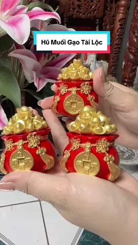 Combo 3 hũ muối gạo tài lộc 