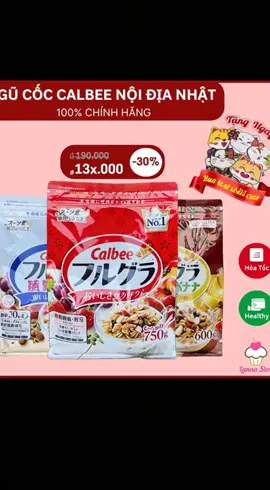 Ngũ cốc Calbee Nội địa Nhật #ngucoc #ngucoccalbee 