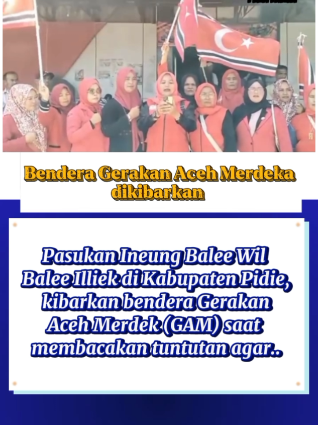 PekaFakta - Jakarta, Pasukan wanita GAM tuntut pemerintah pusat tetapkan banjir Aceh sebagai darurat bencana nasional. #berita #aceh #banjir #pemerintah #viral 