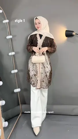 outfit kondangan🤎✨  @𝐩𝐢𝐭𝐲𝐲🐇 #ootdkondangan #outerwanita #fyp 