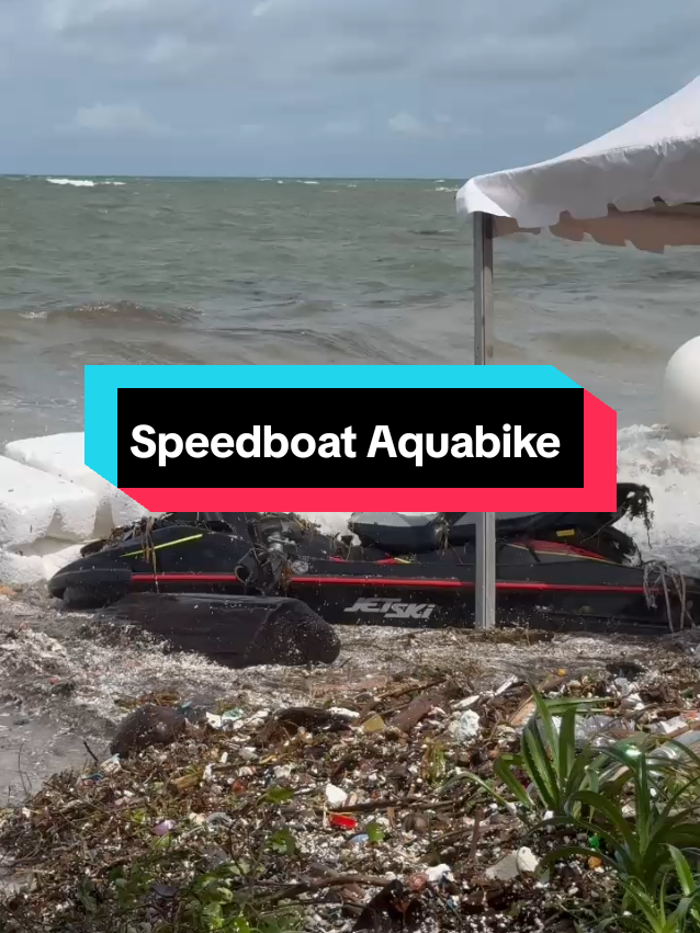 acara berakhir dengan indah , namun speedboat ini sunguh menyedihkan 