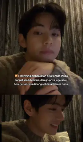 semua sibuk guys Taehyung mengatakan belakangan ini dia sangat sibuk bekerja, dan grupnya juga sibuk bekerja. #christmas ##bts #taehyung #v #fyp 