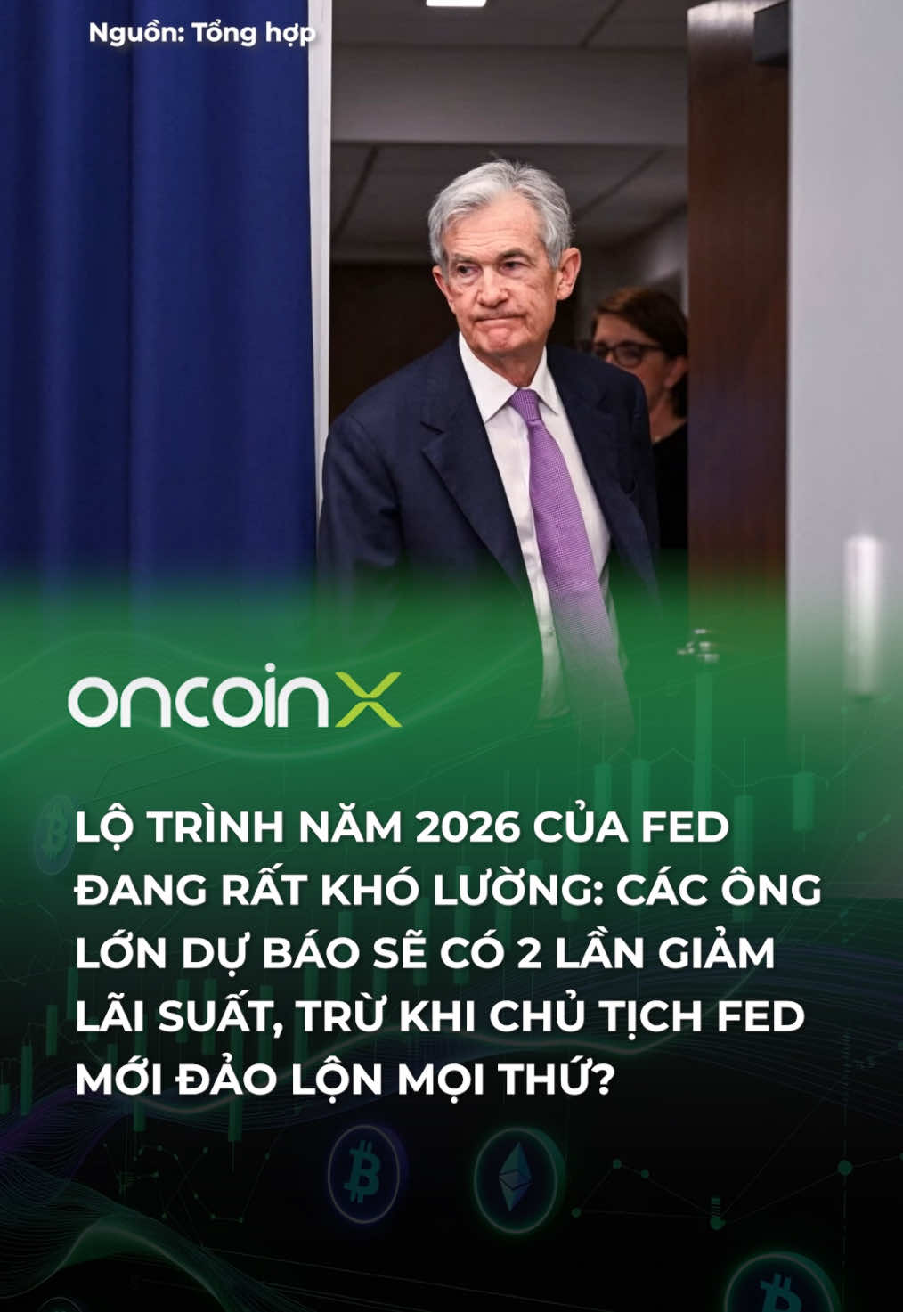 Ít ra cũng từ 2019 tới giờ người ta mới thấy nội bộ Fed chia rẽ đến vậy! #oncoinx #fed #laisuat #fomc #jeromepowell #kevinhassett #chinhsach 