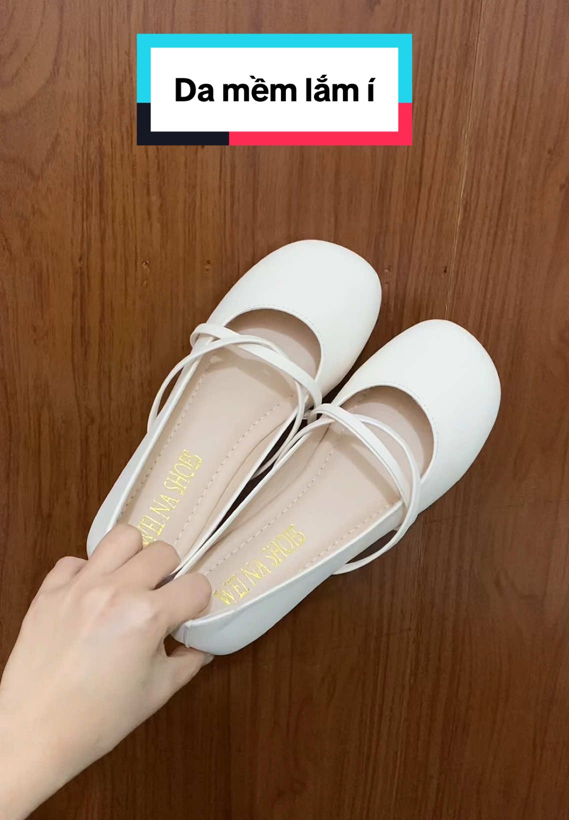 Giày búp bê da mịn lì da mềm đế êm #xuhuong #giaybetnu #giaybupbe #viral #tiktokshop 