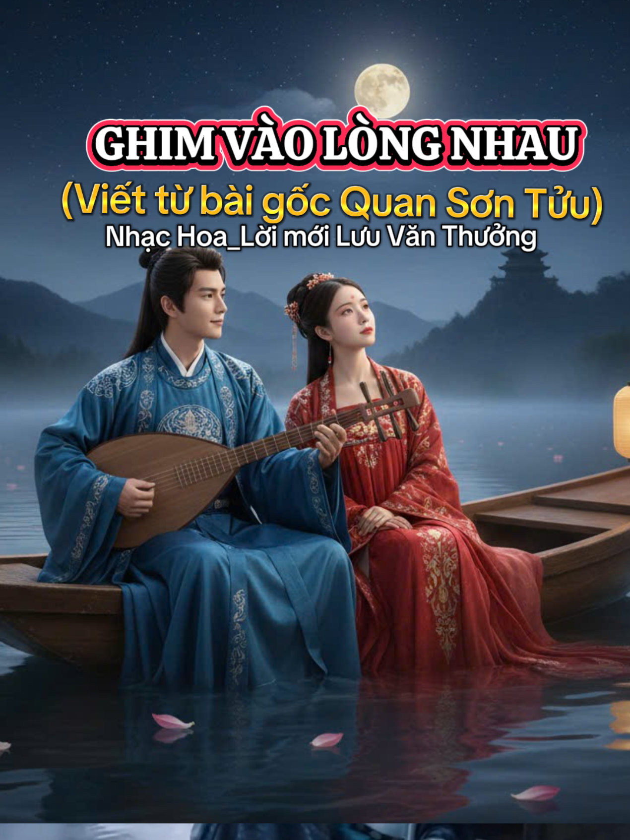 GHIM VÀO LÒNG NHAU,con đò buồn ngóng trông mơ lữ khách phong trần ca#luuvanthuong #nhachoa #nhachaymoingay #nhactamtrang #xuhuong 