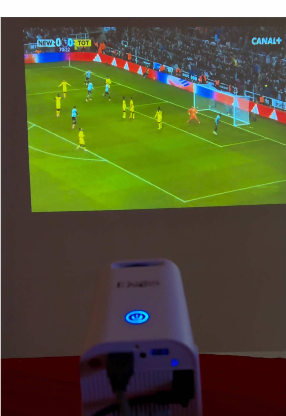 Film night? Game night? Football night? Prezantasion? Ena zis enn solision… EXOS Projector! #Exos #Projector #HomeCinema #Mauritius #Fyp 