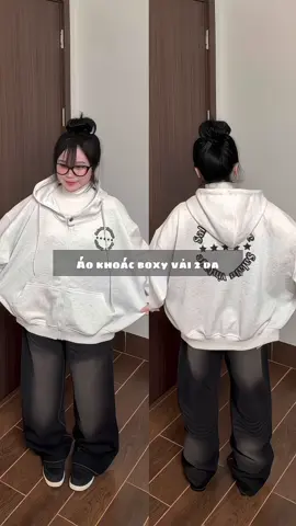áo khoác boxy vải 2 da #fyp #xh #review #aokhoacni #outfitideas 