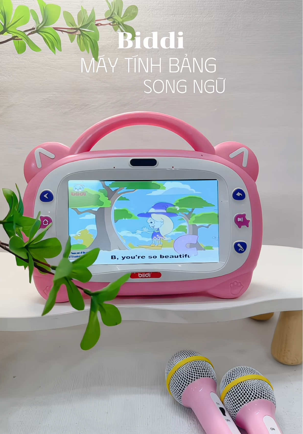 Máy tính bảng song ngữ tiêng anh - tiêng việt cho bé, mà các mon có thế tham khảo cho bé để tập làm quen với con số ,chữ cái nha#maytinhsongngu #maytinhbangtreem #maytinhbanggiare #maytinhhoctap#biidi 