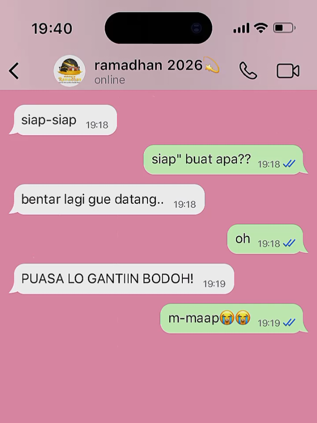 m-maap ram.. #ifake #topibiru🧢 #chatfake #hanyahiburan #raamadan2026 