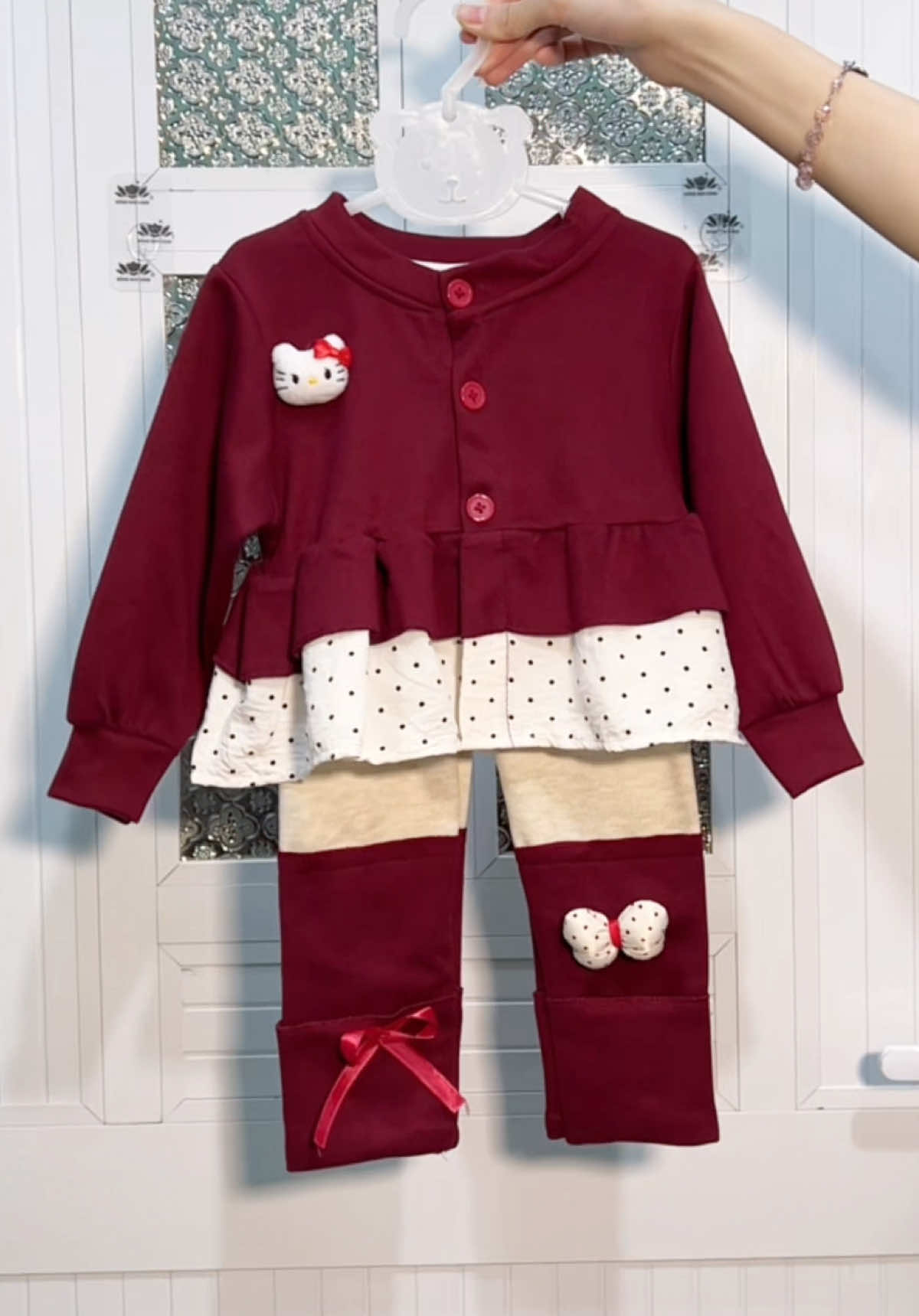 Bộ đồ xinh yêu cho bé gái 🎀 #bodoxinhbegai #quanaodichoibegai #thoitrangtreem #xuhuongtiktok #bomactetchobe 