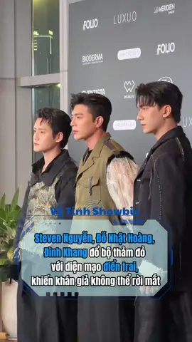 Steven Nguyễn, Đỗ Nhật Hoàng, Đình Khang đổ bộ thảm đỏ với diện mạo điển trai, khiến khán giả không thể rời mắt #vetinhshowbiz #dinhkhang #stevennguyen #donhathoang #maleiconawards2025 