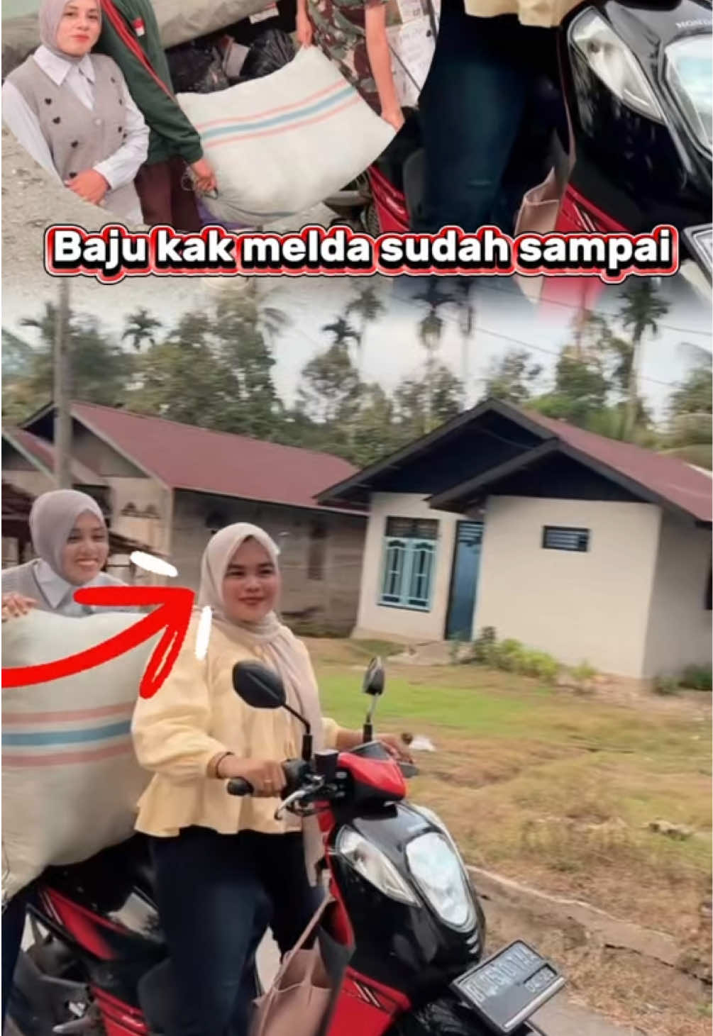 Baju dari safitri datang #bantuan #promomakanharian 