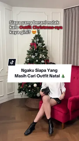 gabisa nolak kalo outfit natalnya kaya gini 🫣  #cottonink #bajunatal #christmastiktok #rekomendasioutfit #kemejakantor 