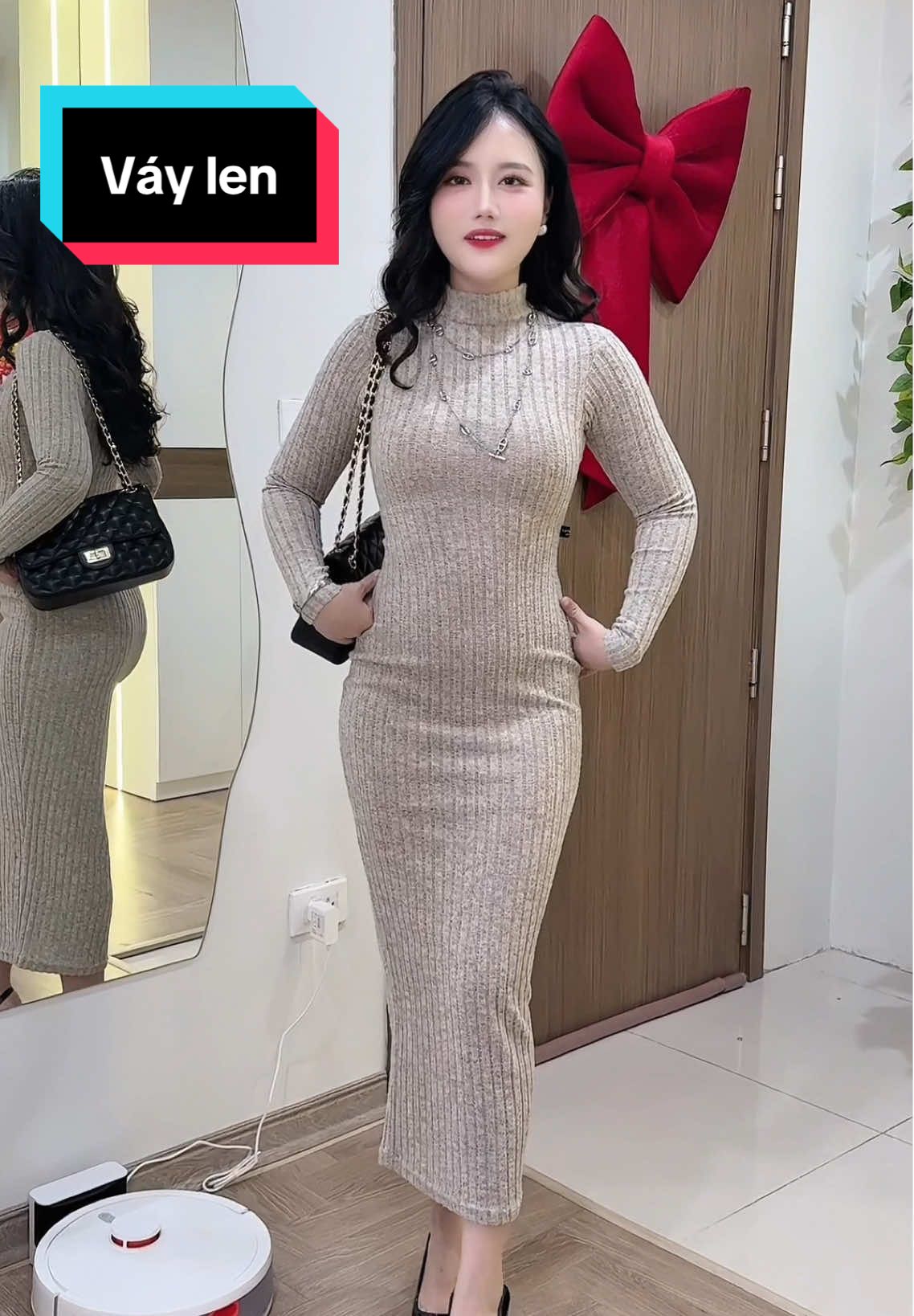 Váy len xinh #TikTokShopThoiTrend #ThoiTrend #LuotTrendSamChat 