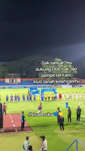 Kawal Persika Karanganyar sampai Kasta tertinggi di Indonesia 🕊💙💛 #vivapersika #liganusantara  #persikakaranganyar #singolawu #fyp 