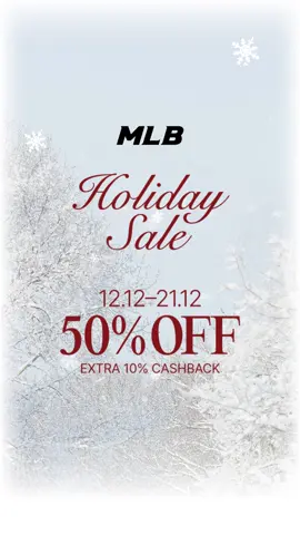 Mùa lễ hội cuối năm rộn ràng, MLB mang đến một đại tiệc 𝐇𝐎𝐋𝐈𝐃𝐀𝐘 𝐒𝐀𝐋𝐄 đậm sâu với rất nhiều deal “chấn động” từ quần áo đến phụ kiện. Sẵn sàng nhập tiệc sale cuối năm, rinh deal cực hời cùng MLB thôi! 🔥🎁 #MLBHOLIDAYSALE #HOLIDAY #SALE #MLBSALE #MLB     