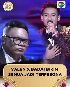 Wahh! Penampilan Valen x Badai yang indah bikin semua terpesona😍 Ada yang salfok ga nihh bestie, coba komenn!🤭🫶🏻 . . #IndosiarBawaDangdutBerkelasBerkualitas #DAcademy7Indosiar #DAcademyIndosiar 