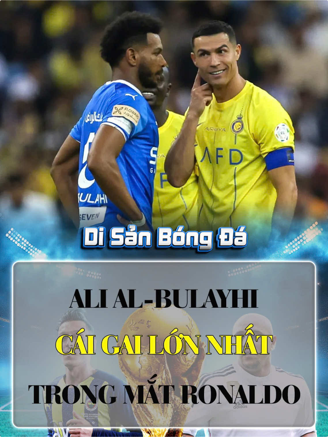 Ali Al-Bulayhi, cầu thủ gây nhiều phiền toái nhất với Ronaldo. #bongda 