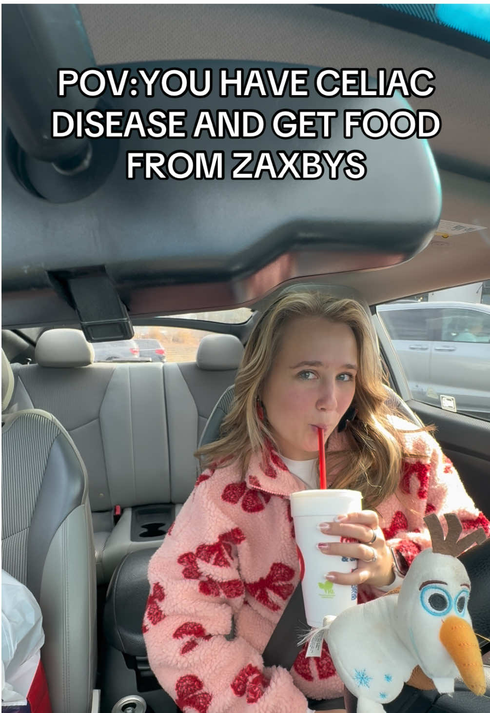 Please tell me in the comments where I can gluten free food from ! #glutenfree #celiacdisease #fyp #zaxbys @ZAXBYS #drivethru 