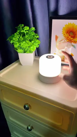 (Tặng dây sạc) Đèn led trang trí phòng ngủ bàn làm việc, Đèn Ngủ Để Bàn Cảm Ứng 3 Màu Ănh Sáng #denngucambien #huongtichcuc74 #huongchjase74 