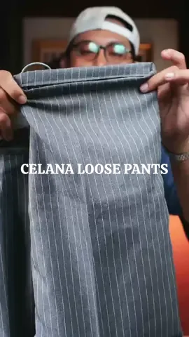 Celana bahan loose pants ganteng cuy buat ootd #loosepants 