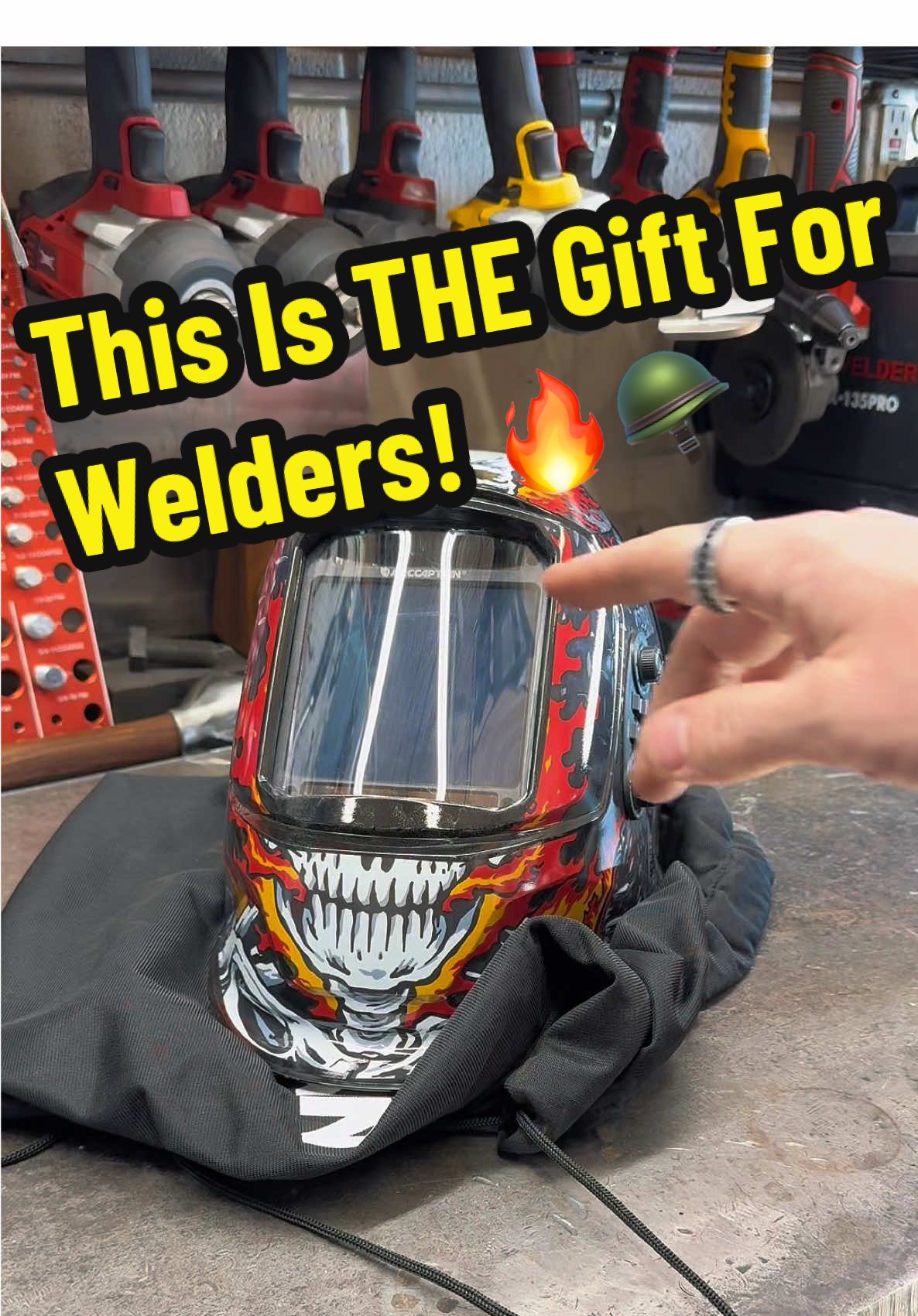 Welders can be hard to shop for but you can’t go wrong with getting another helmet! @ARCCAPTAIN #welder #weldinghelmet #tiktokshopholidayhaul #tiktokshopcreatorpicks #creatorsearchinsights 