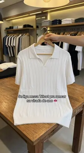 CAMISA TRICOT SUETER GOLA POLO #modamasculina #TikTokShopBr 