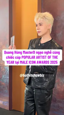 #hothitshowbiz #viral #maleiconawards2025 #quanghungmasterd 