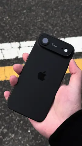 Clean. Dark. Moody.  This Black Vision lockscreen with raindrops is such a simple but aesthetic iPhone setup. Drop “Wall” and I’ll send you the wallpaper link 👇 #iphonesetup #iphoneair #darkaesthetic #simpleiphonesetup #iphonewallpaper 