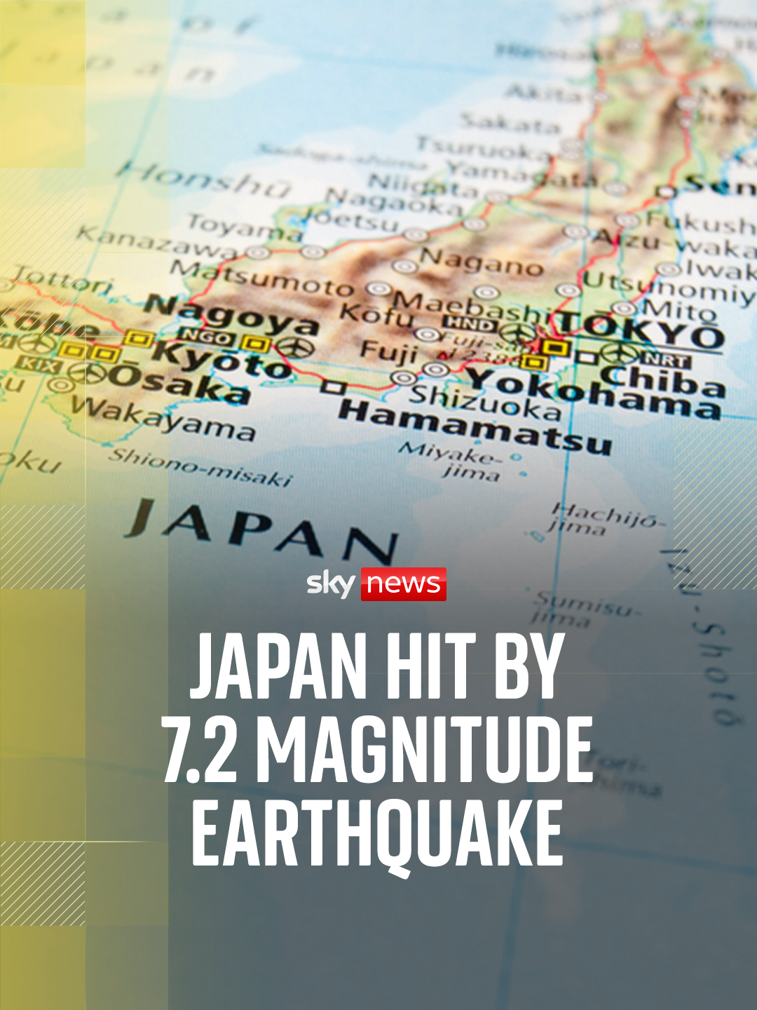 7.2 magnitude earthquake has hit Japan, a tsunami warning is now in place  #japan #breakingnews #tsunami