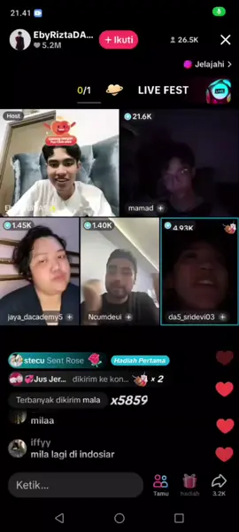 #sridevida5 #dll lagi live