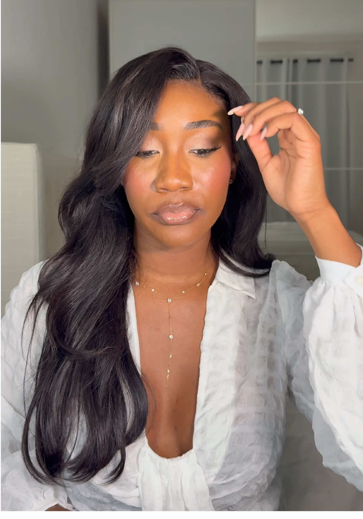 Nude for the day and red for the night ✨ #diorbeauty #rougediorsequin 