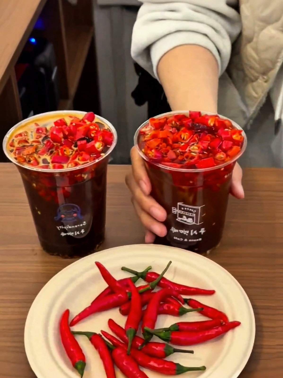 Món dành cho mấy đứa mỏ hỗn 🌶 #mingtea #trasuadamvi #mingteatravinh #bolalot111 #nemnuongtravinh 