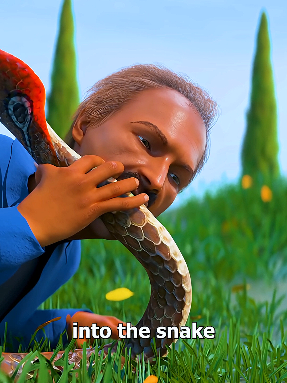 He Bit The Snake Back 😳 