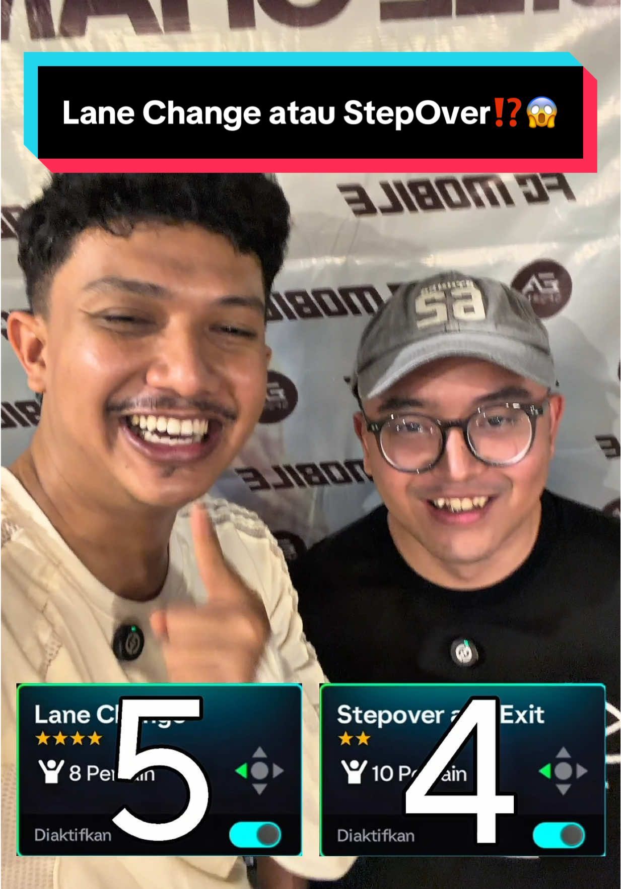 LANE CHANGE OR STEPOVER⁉️🙀😱🥳🎉 • • • #FCMobile #FCMobileIndonesia #FCMobile26 #FCMGloriousEras #olahragatiktok 