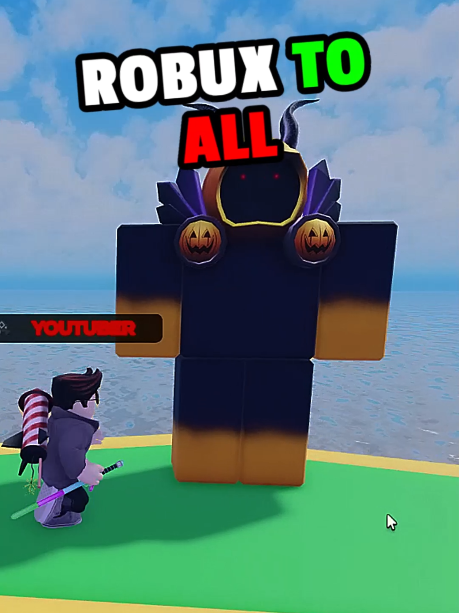 CONTENT CREATOR Robux to all #roblox #shots #robloxedit