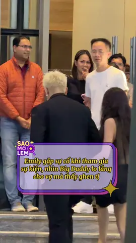 Emily gặp sự cố khi tham gia sự kiện, nhìn Big Daddy lo lắng cho vợ mà thấy ghen tị #saomolem #emily #bigdaddy #menfoliosvietnam #tiktokgiaitri 