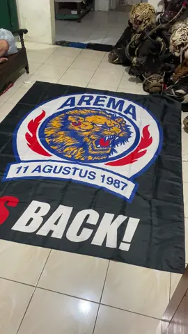 IS BACK! #cetakbenderamurah #arema #malang 