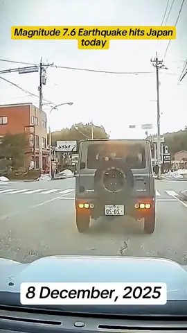 Magnitude 7.6 Earthquake hits Japan today 2025 #earthquake #magnitude #japan #japan #news 