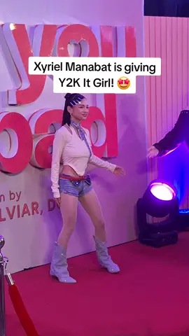 #XyrielManabat is giving Y2K It Girl! 🤩 #LYSBPressAndParty #LoveYouSoBad #tiktoktainmentph