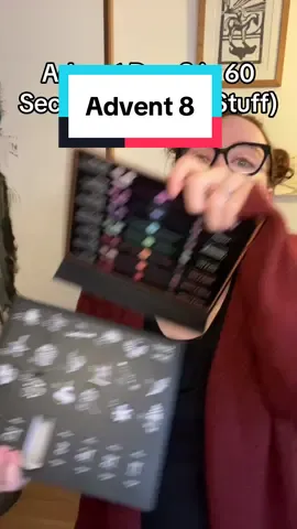 Mixing it up today because I can. Advent day 8 and I broke one of my celndara so completely it is now just a box. #adventcalendar 