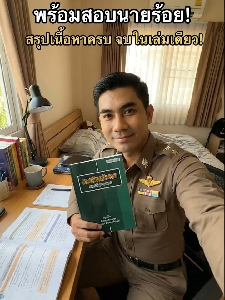 อยากเป็นนายร้อยสายอำนวยการ? เล่มนี้แหละตัวช่วย! รีบสอยก่อนหมด! #ไม่มีอยากเป็นนายร้อยสายอำนวยการ? เล่มนี้แหละตัวช่วย! รีบสอยก่อนหมด! #ไม่มี