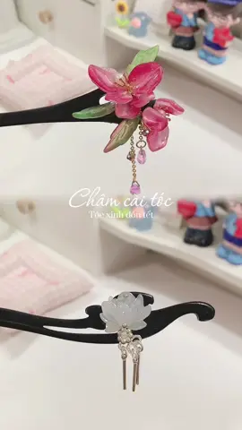 Châm cài tóc xinh 🌷✨☁️#chamcaitoc #xuhuong #duongsua #tocxinh #duongsua 