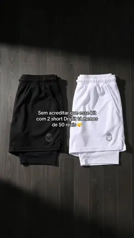Kit 2 Shorts Kong Bermuda 2 em 1 , #treino #tiktokshopbr 