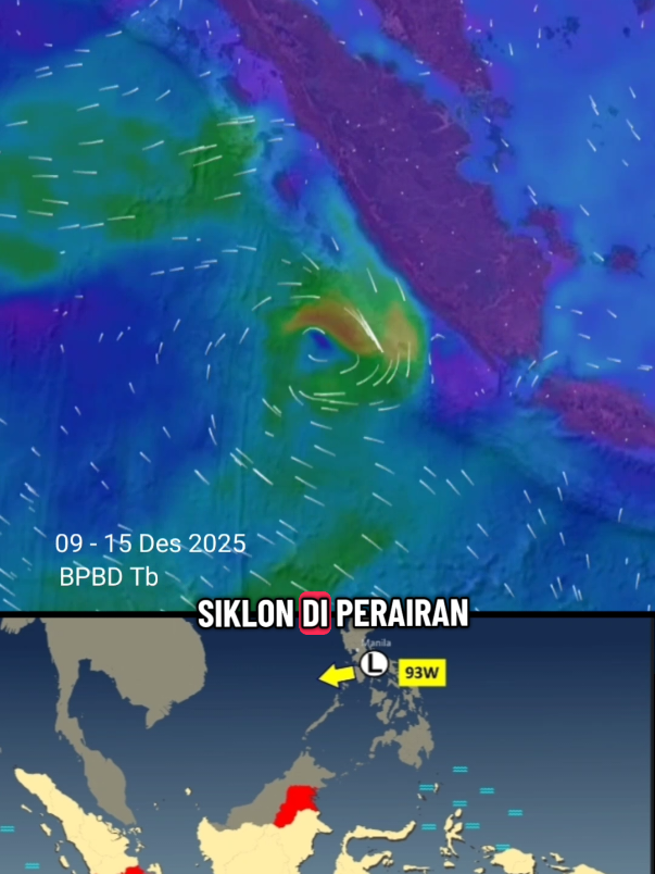 Bibit Siklon Tropis 93W & 91S #SalamTangguh #viralvideo #video #fyp #siklontropis #fypシ #video #videoviral #bengkulu #sumateraselatan #sumsel #viralkan 